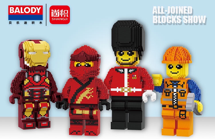 Balody 16183-16186 Lego Series