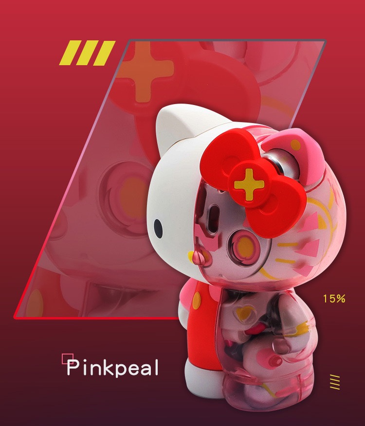 Mecha Hello Kitty Vol.01 Series Blind Box by Lam Toys (Set of 6+1)