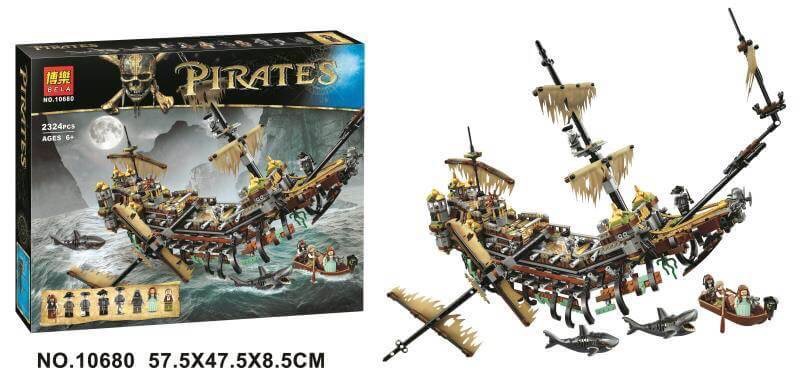 Bela 10680 Pirates of Carribbeans The Silent Mary 2324pcs