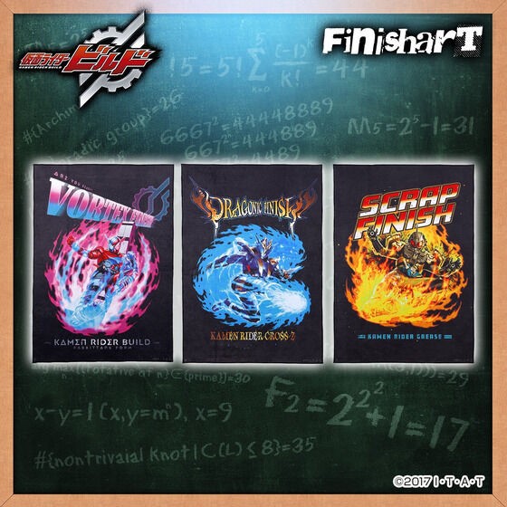PRE-ORDER : FinisharT Kamen Rider Build Series Towel All 3 Types