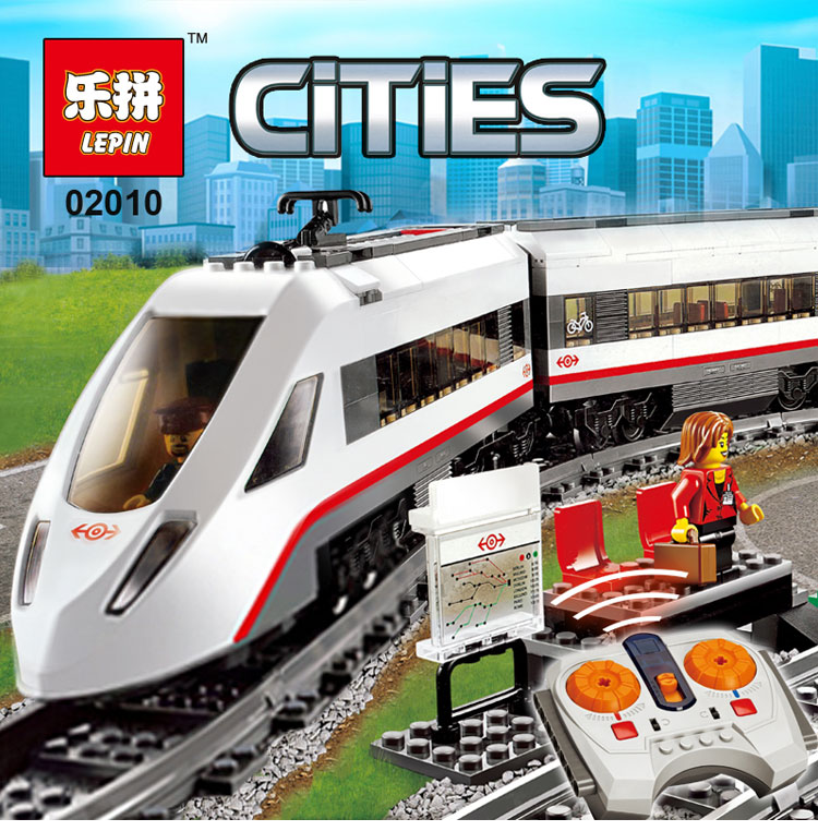 Lepin 02010 High-Speed Passenger Train 659pcs