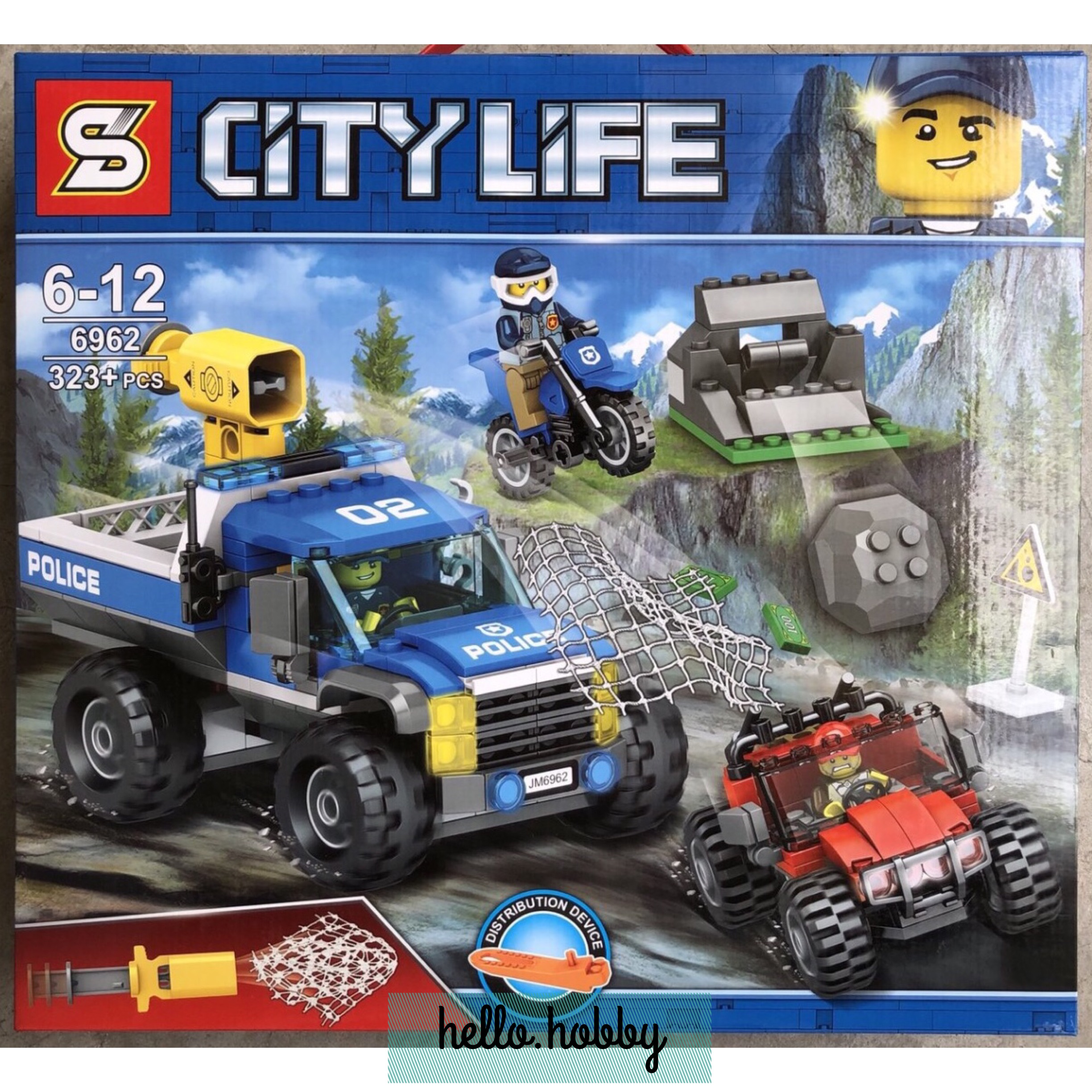SY 6962 Dirt Road Pursuit 323pcs