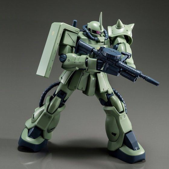PRE-ORDER : MG 1/100 MS-06F-2 ZAKU II F2 (NEUEN BITTER USE) PLASTIC MODEL