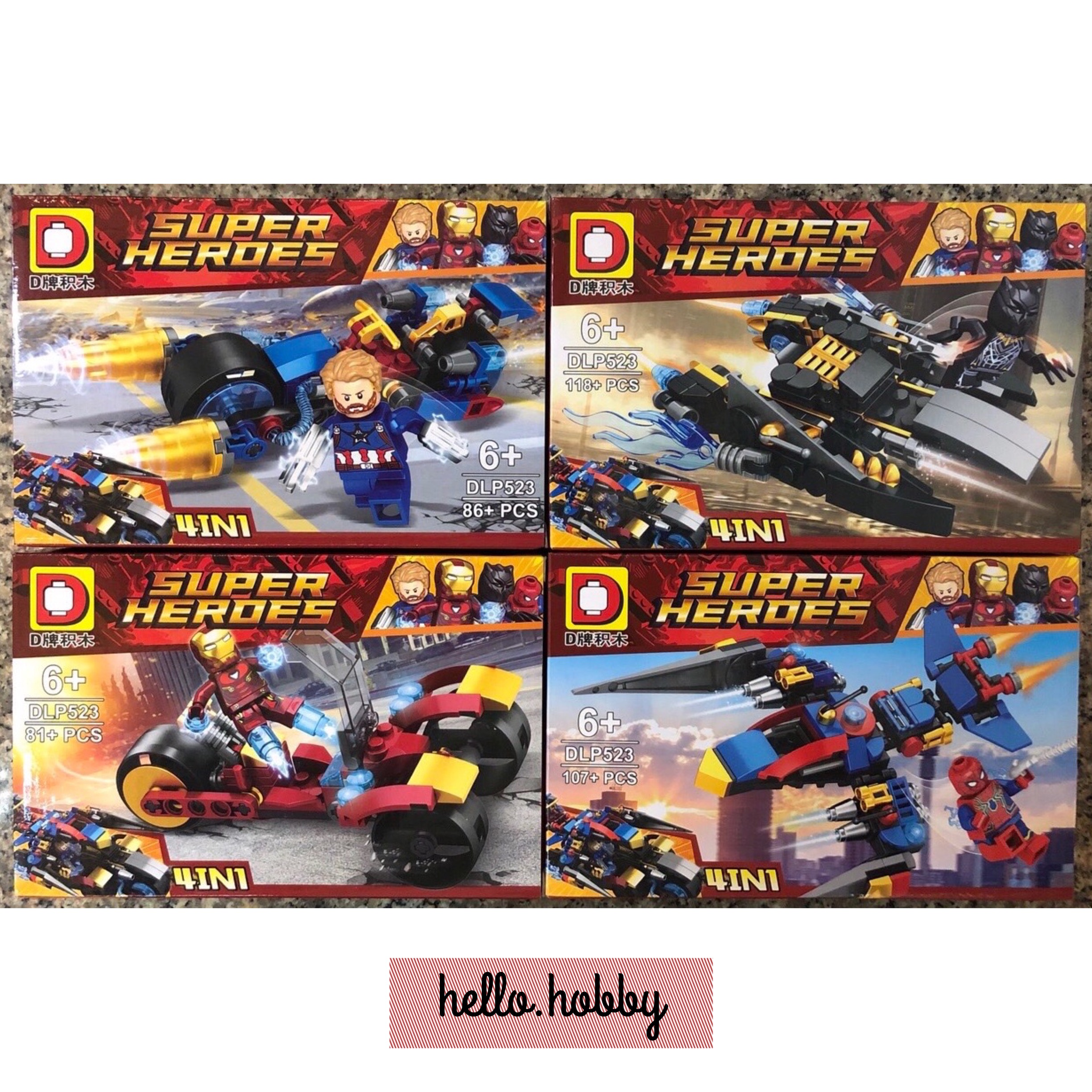 DLP 523 Super Heroes