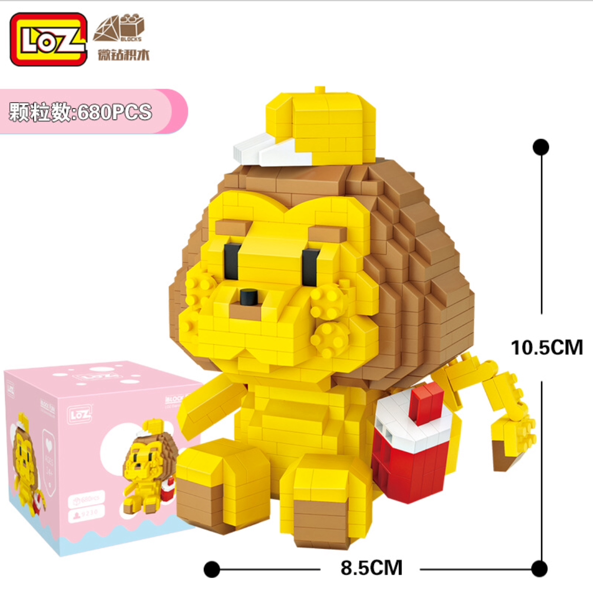 Loz 9230 Lion 680pcs