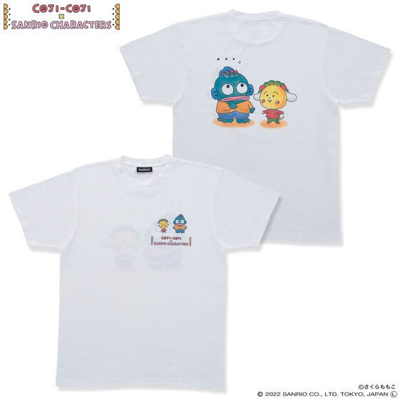 PRE-ORDER : Coji-Coji x Sanrio Characters T-shirts (3 types in total)