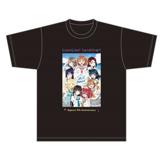 PRE-ORDER : Love Live! Sunshine!! Uranohoshi Girls' High School Store Aqours 9th Anniversary T-shirt