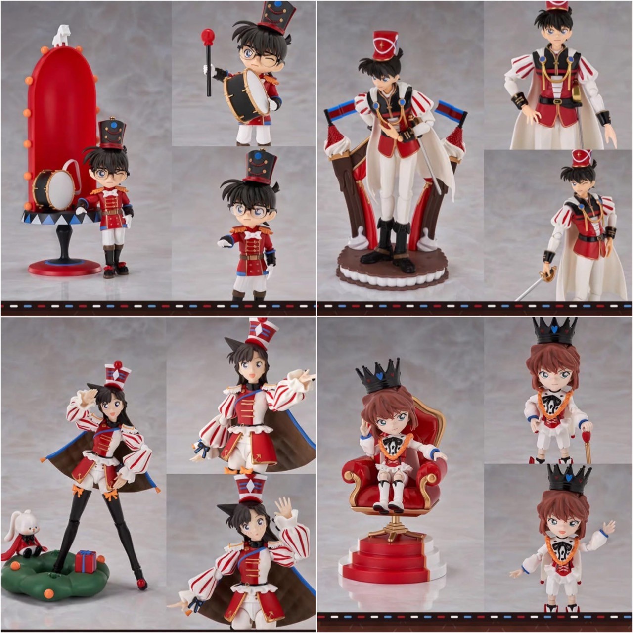 Pre-order : Blokees Detective Conan Figures Fantastics Series Sleepwalking Though Fairly Tales Plastic Model Kit (Set of 4) by Buluke Blokess Bloks