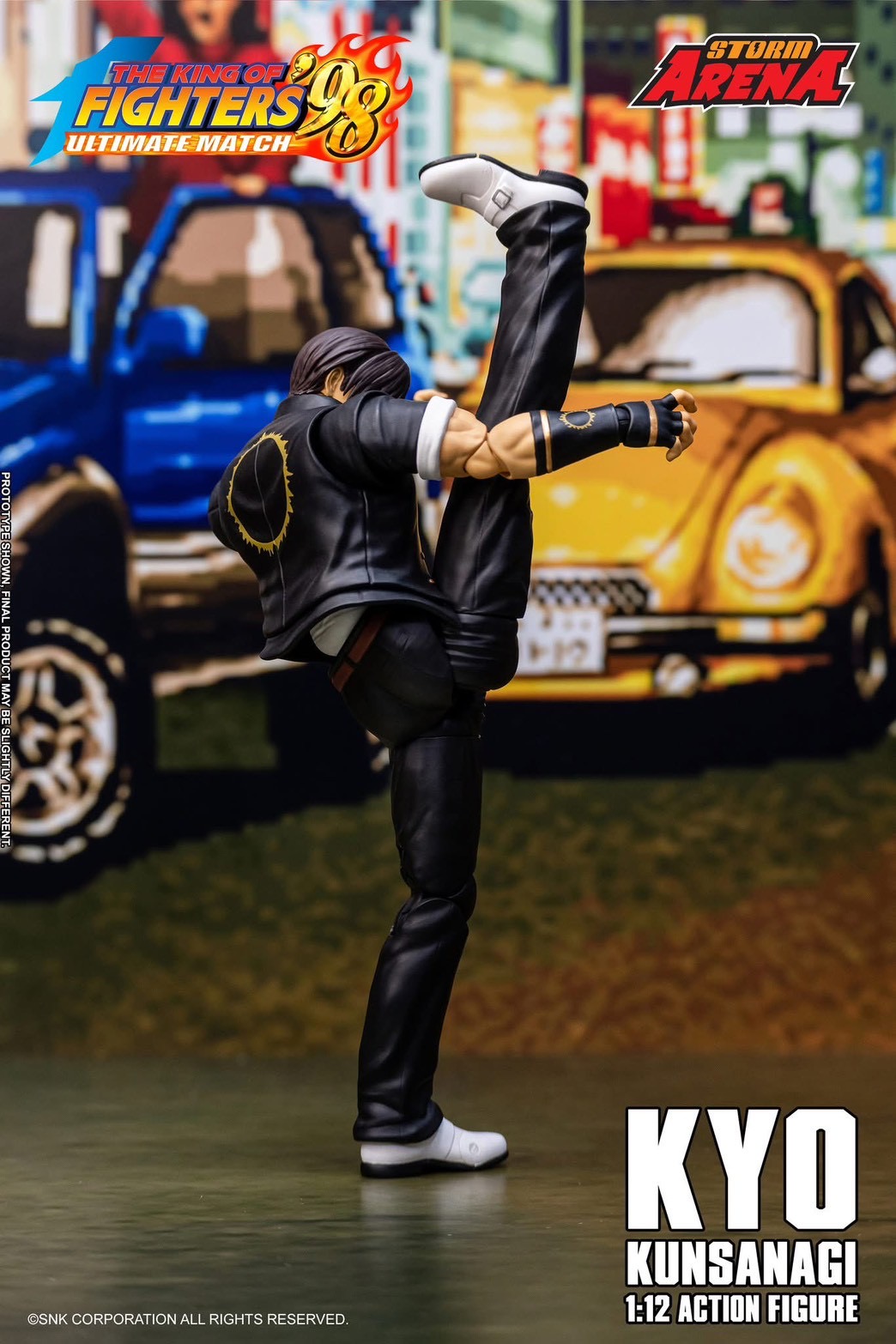 Pre-order : STORM ARENA The King Of Fighter’s 98um Kyo Kusanagi 1/12 Scale Action Figure by Storm Collectibles