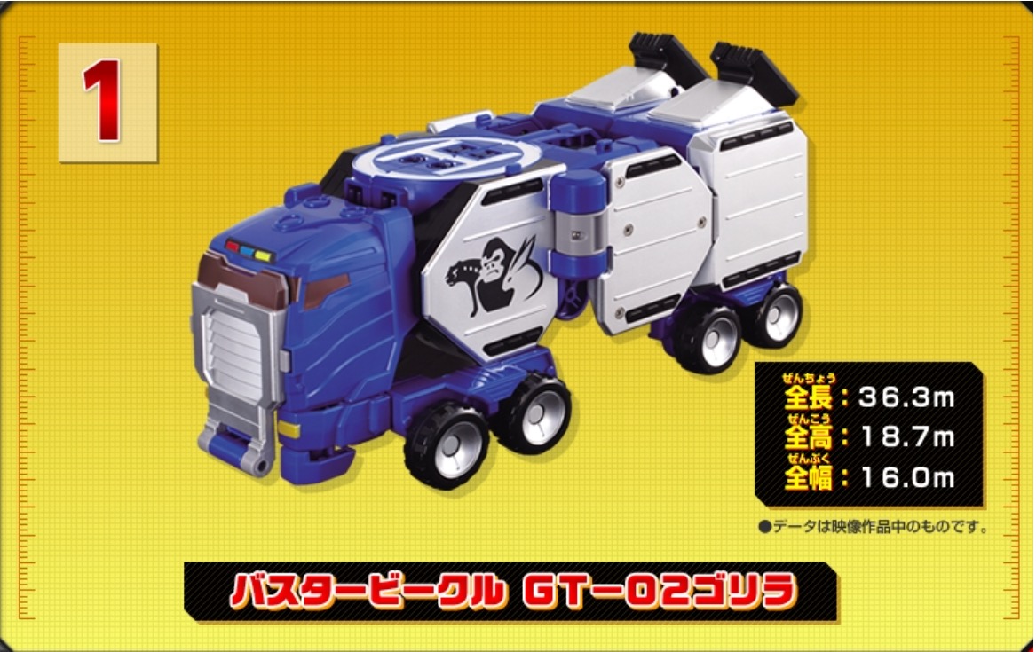 Tokumei Sentai Go-Busters - Buster Machine GT-02 Gorilla