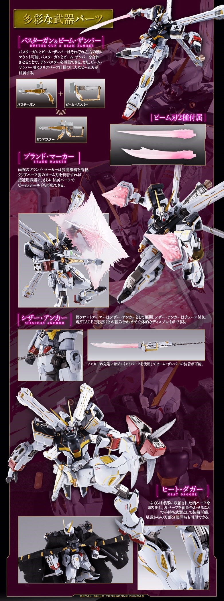 Pre- order : METAL BUILD CROSSBONE GUNDAM X1