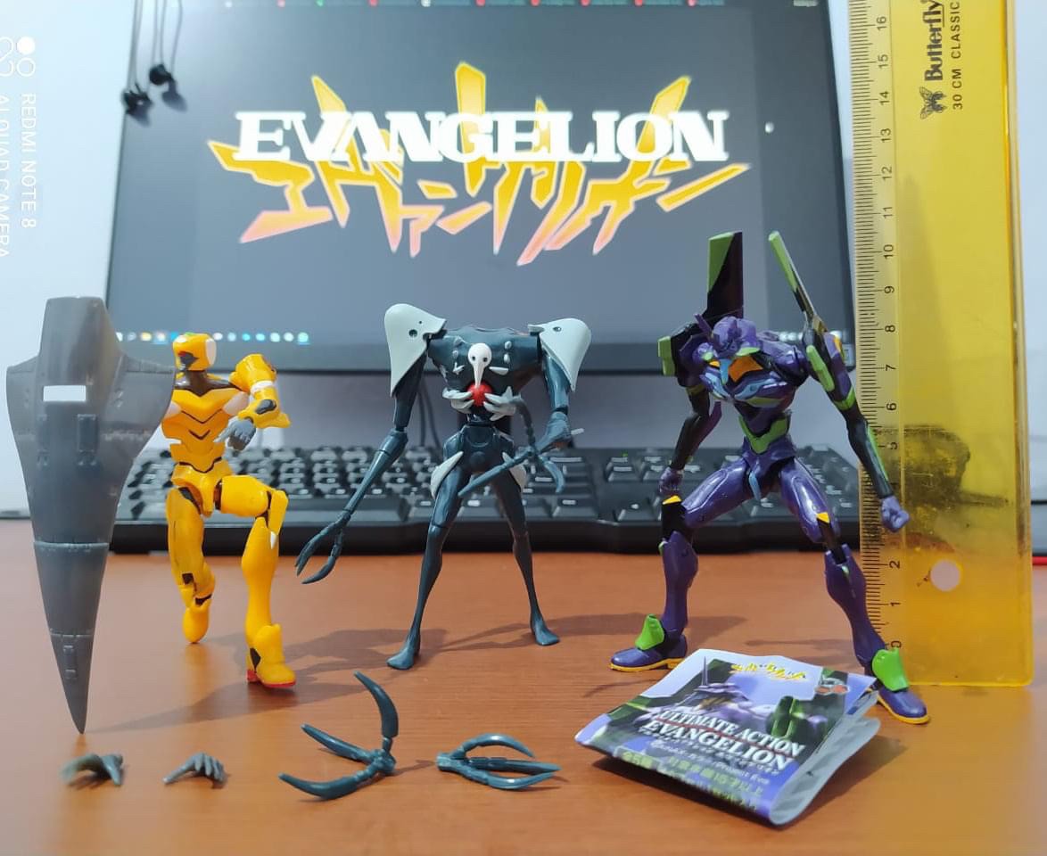 กาชาปอง อีวา อีวานเกเลี่ยน Ultimate Action Evangelion vol. 1 Gashapon by Bandai (Set of 5)