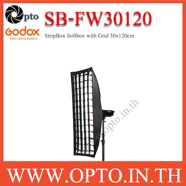 SB-FW30120 Godox Bowen's Mount, SoftBox With Grid, Retangular 30×120cm StripBox