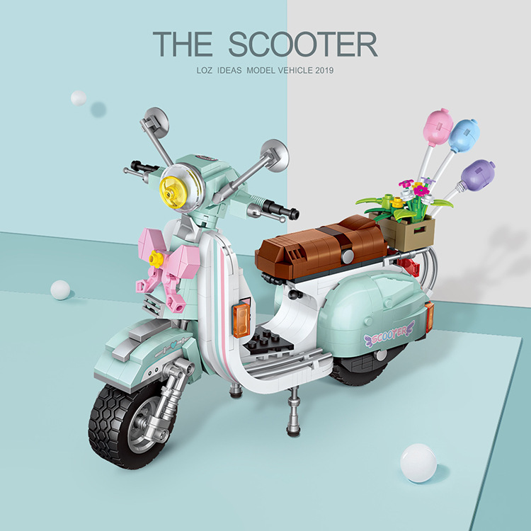 LOZ 1117 The Scooter 673pcs