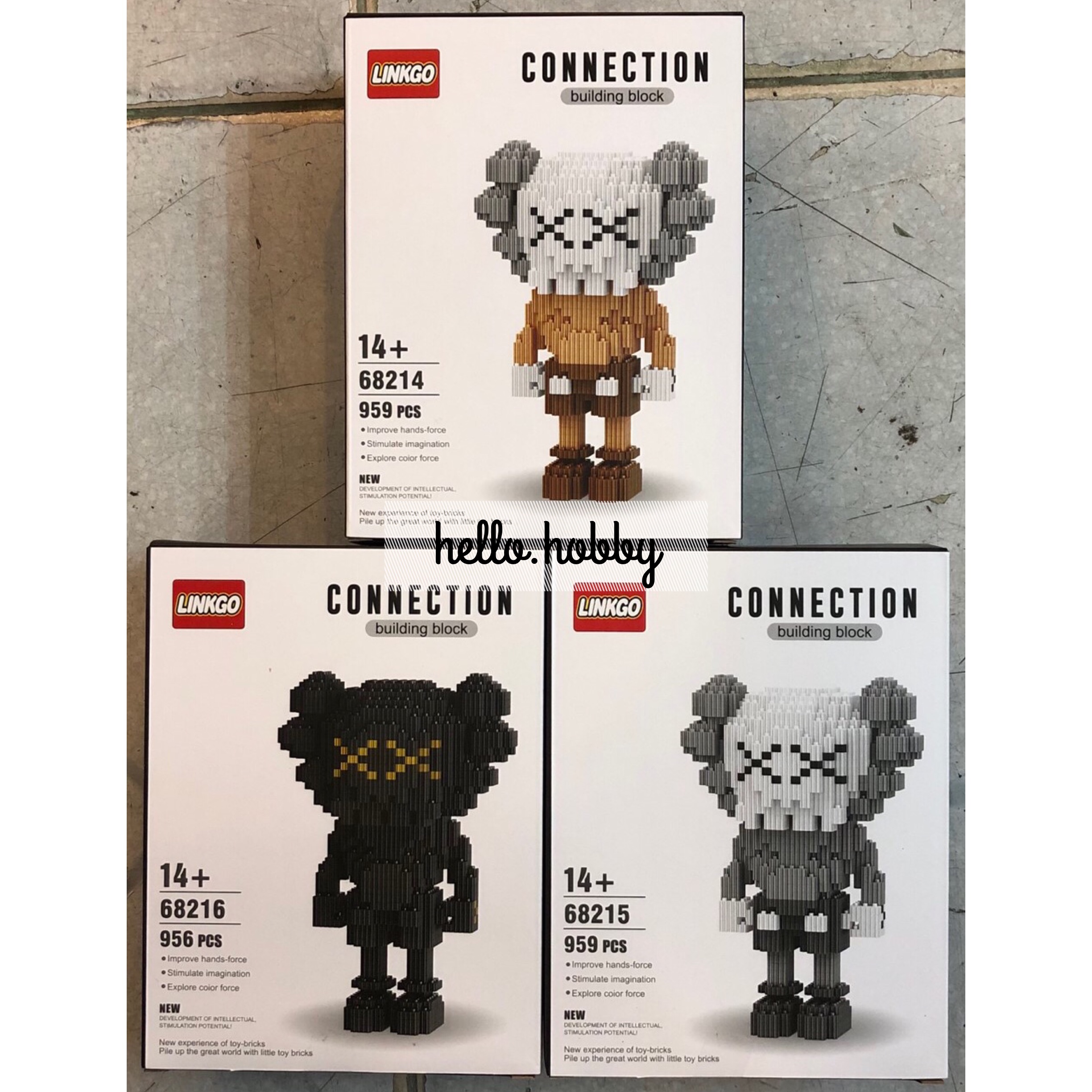 Linkgo 68214-68216 KAWS (แบบเฟือง)