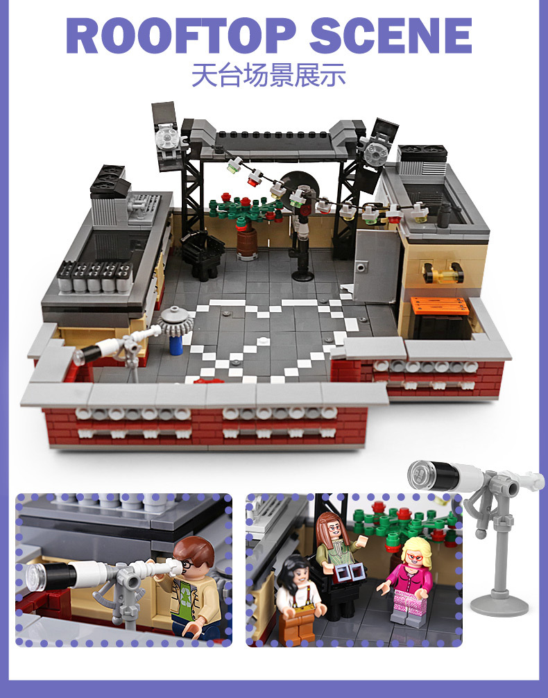 Urge UG 10189 Central Perk Big Bang Theory modular 4638pcs