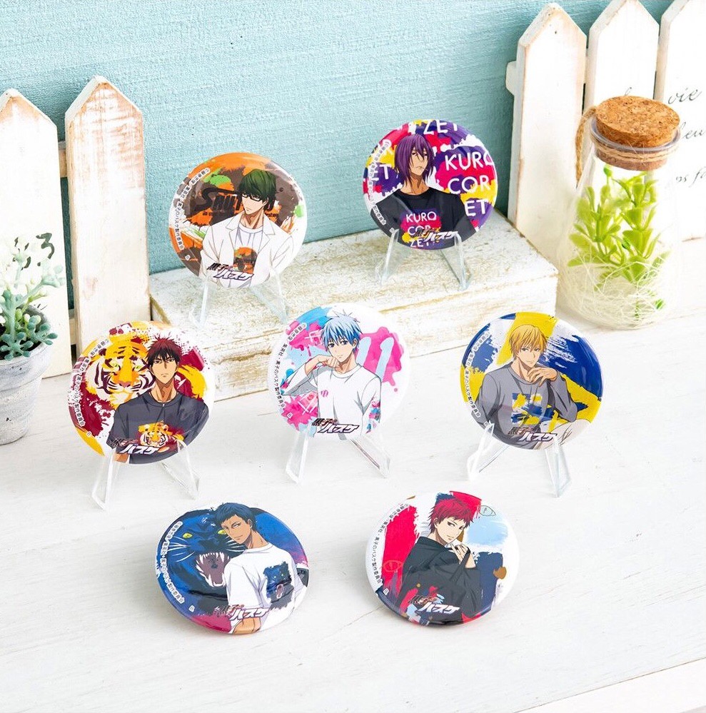 PRE-ORDER : [Hapikuro!] KUROCORZET 2021 Colorful & Art Can Badge (Random)