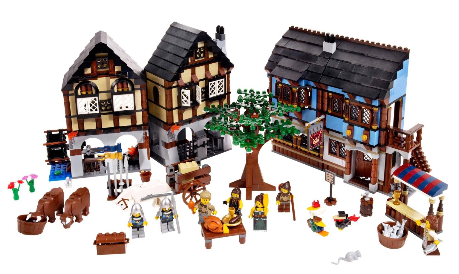 Lepin 16011 Medieval Market Village 1601pcs