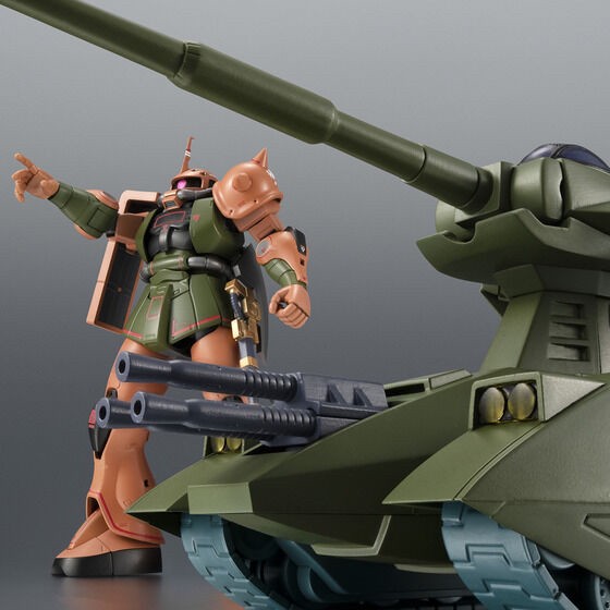 PRE-ORDER : Robot Spirit <SIDE MS> MS-06FS Zaku ll Garma's Custom Model & Mazella Attack Earth Invasion set ver. A.N.I.M.E.