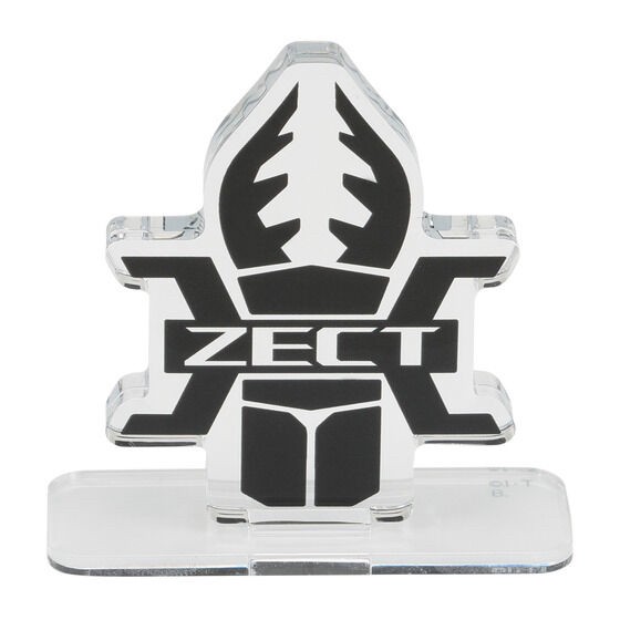 PRE-ORDER : Acrylic Logo Display EX Kamen Rider Kabuto : ZECT (with DX Kabuto Zector Raise Buckle)