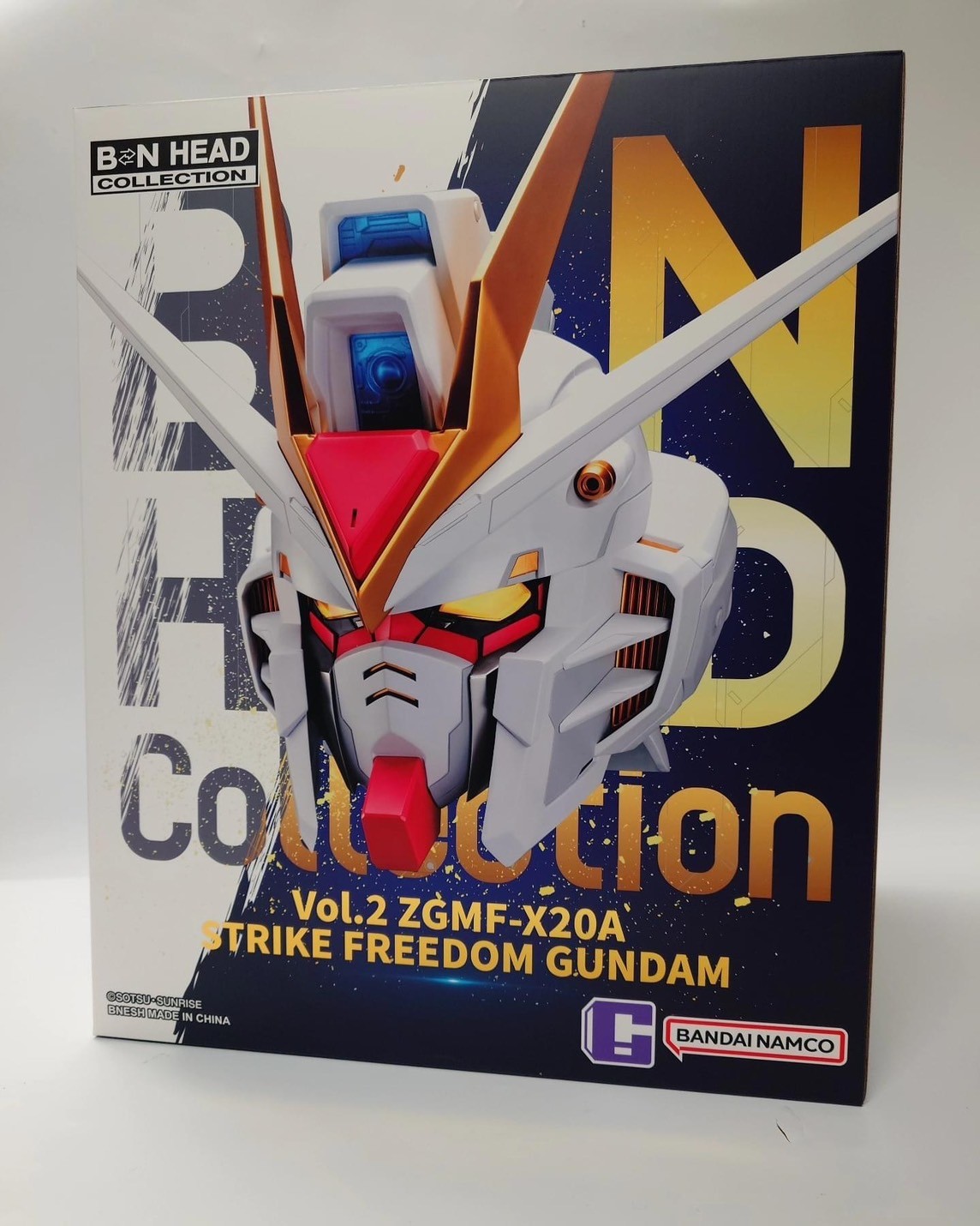 โมเดลหัวกันดั้มมีไฟ Gundam - BN Head Collection Vol.2 Strike Freedom Gundam by Bandai