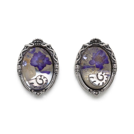 PRE-ORDER : Disney Twisted Wonderland Flower Accessory Earrings