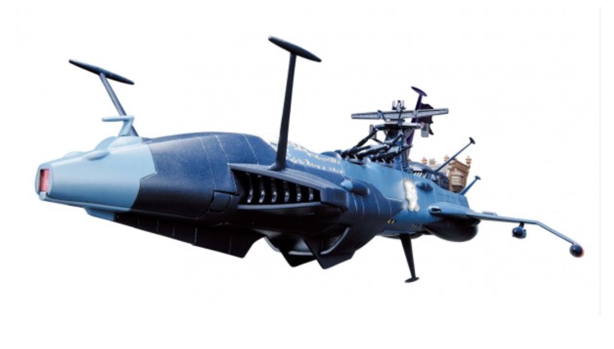 SGM-20 Space Pirate Captain Harlock Arcadia Blue Color by Aoshima