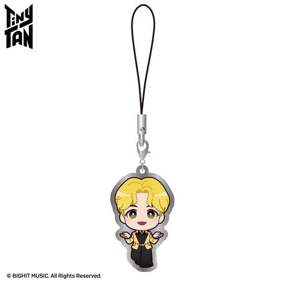 PRE-ORDER : TinyTAN Metal Charm Strap Butter
