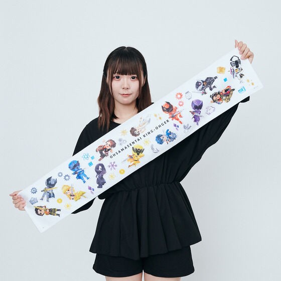 PRE-ORDER : Ohsama Sentai King-Ohger Deformed Muffler Towel 7 Personalities