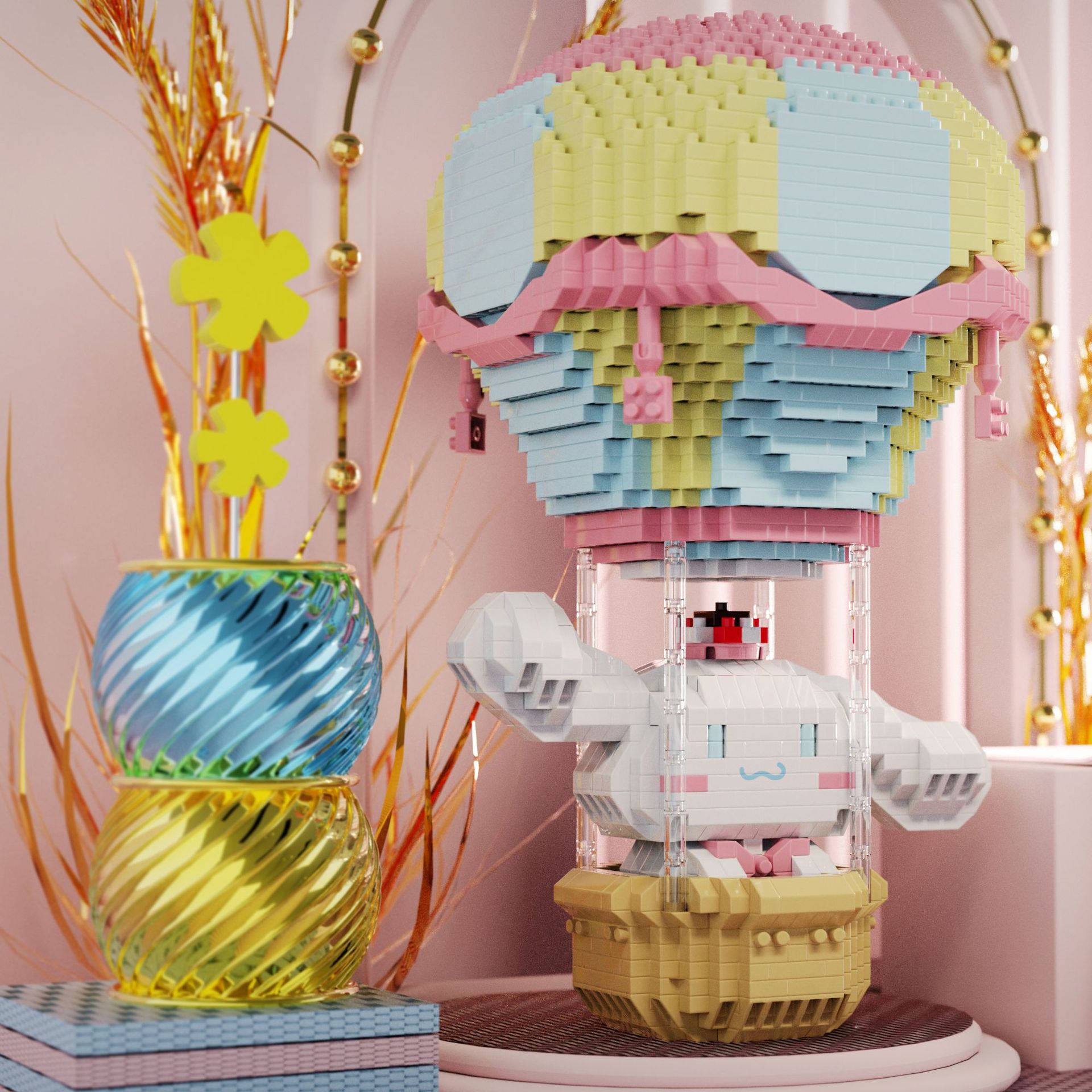 Gejia 6049 Cinnamoroll in Balloon 2139pcs