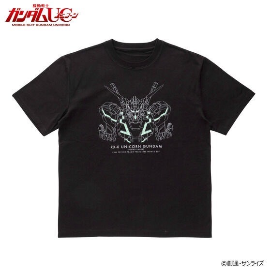 PRE-ORDER : Mobile Suit Gundam UC Unicorn Gundam Destroy Mode Luminous T-shirt