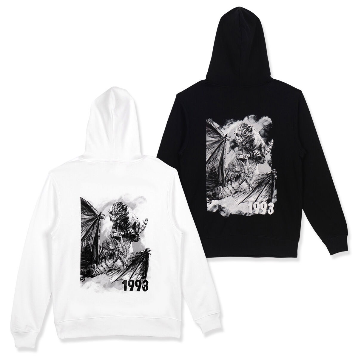 PRE-ORDER : Godzilla Monochrome Design Hoodie