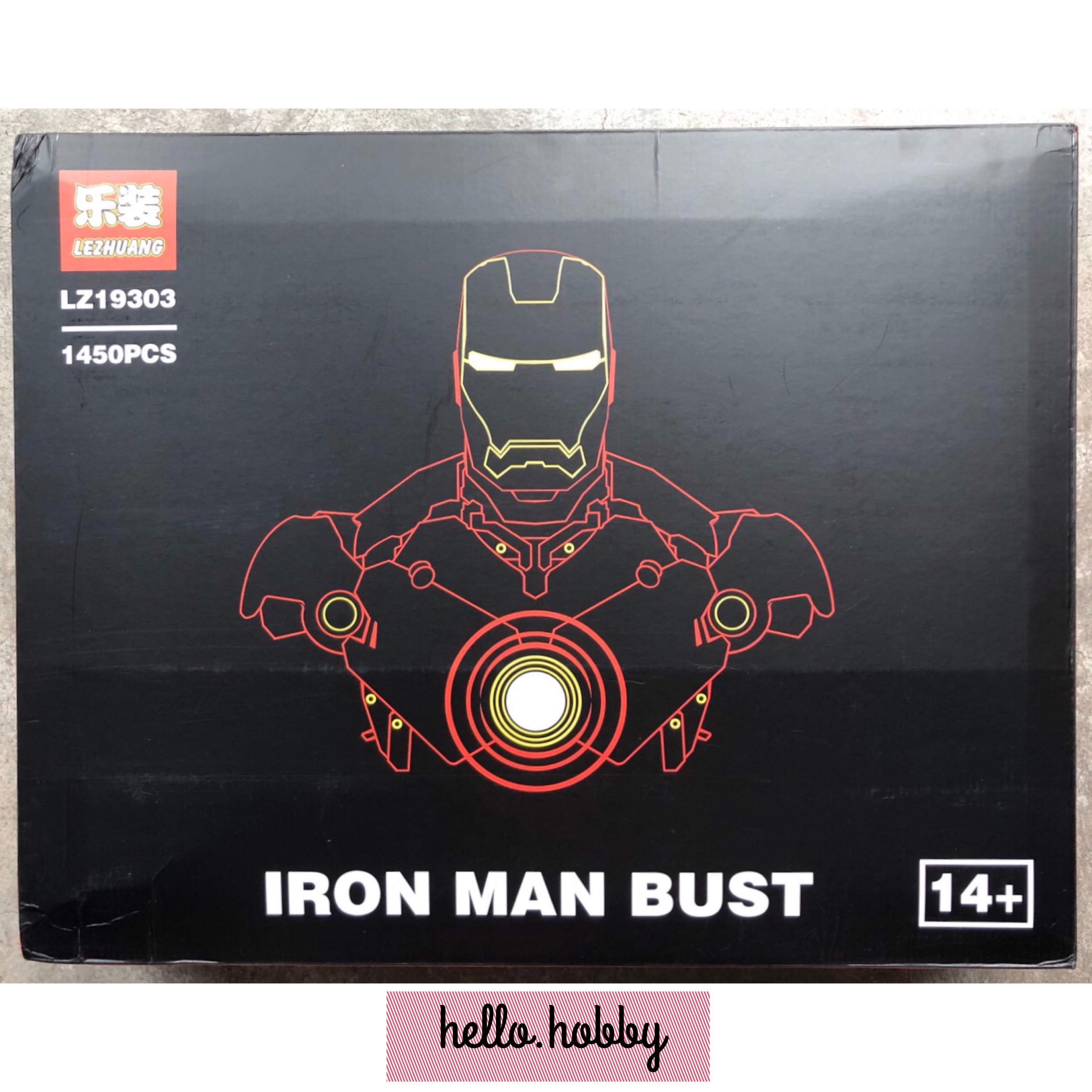 Lezhuang LZ 19303 Iron Man Bust 1450pcs