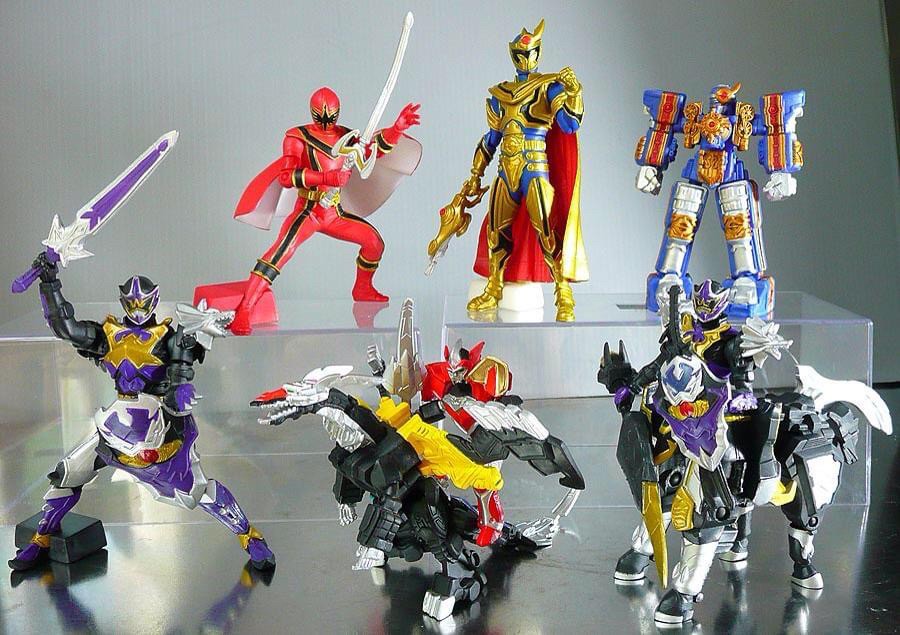Mahou Sentai Magiranger Action Pose Gashapon by Bandai (Set of 6)