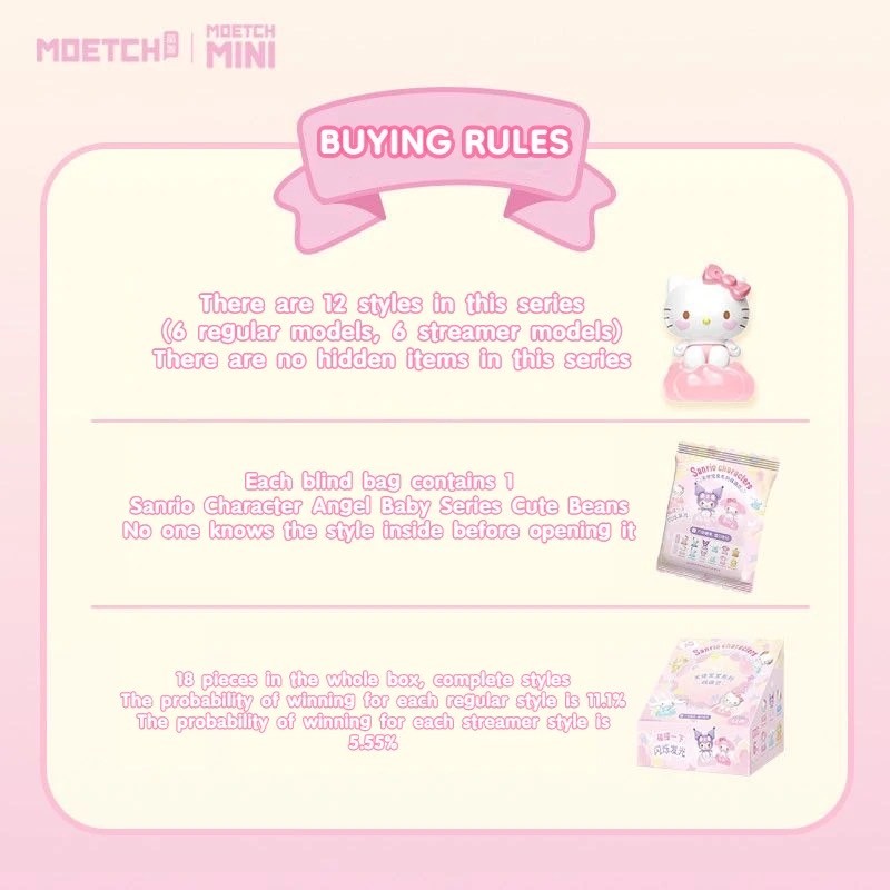 Sanrio Characters Baby Angel Series by Moetch (มีไฟ)