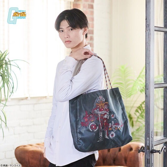 PRE-ORDER : ONOFFYFREE×Mobile Suit Gundam Embroidery Bag Char Aznable