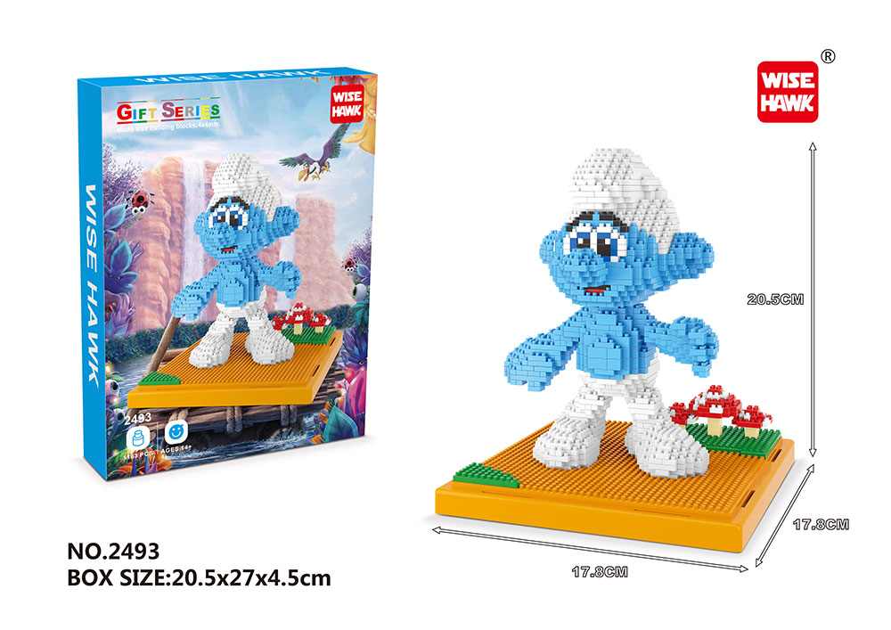Wise Hawk 2493 Smurf 1,163pcs