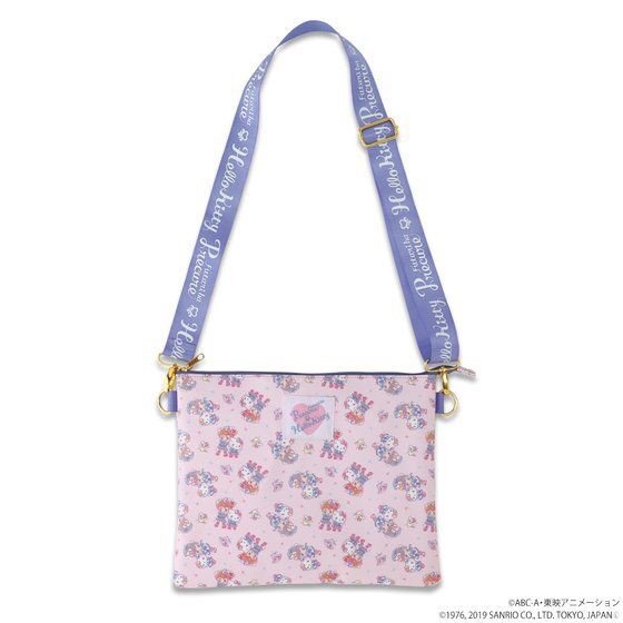 PRE-ORDER : Futari wa Pretty Cure Hello Kitty Full Pattern Clutch Shoulder