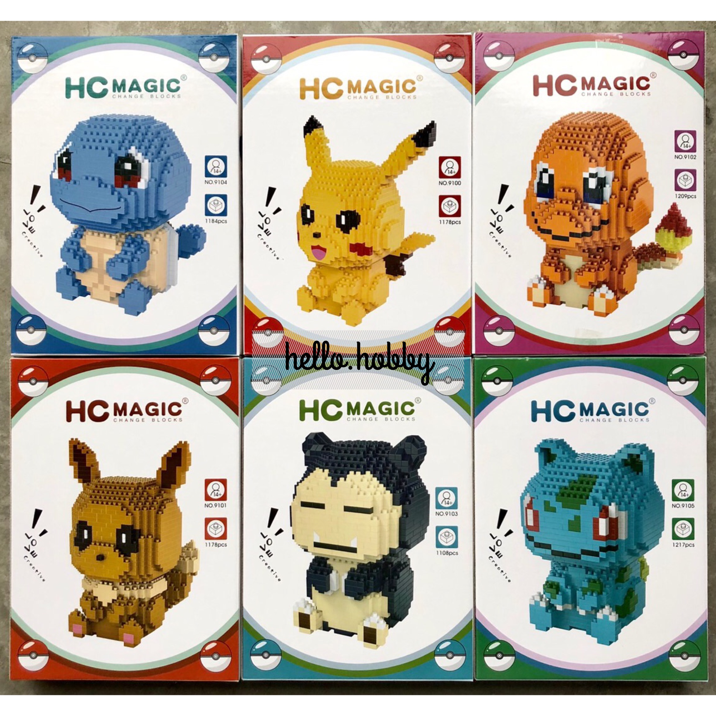 HC Magic 9100-9105 Pokemon