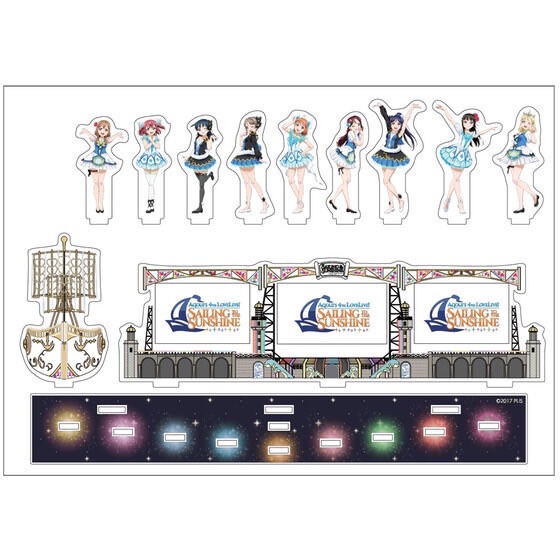 PRE-ORDER : Love Live! Sunshine!! Uranohoshi Girls' High School Store Live Stage Acrylic Diorama Aqours