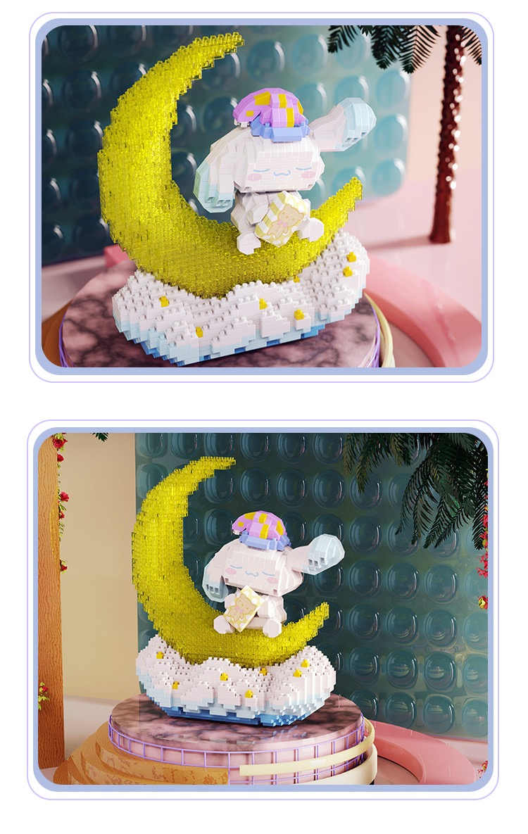 Gejia 6050 Sanrio Cinnamoroll sleeping 1613pcs