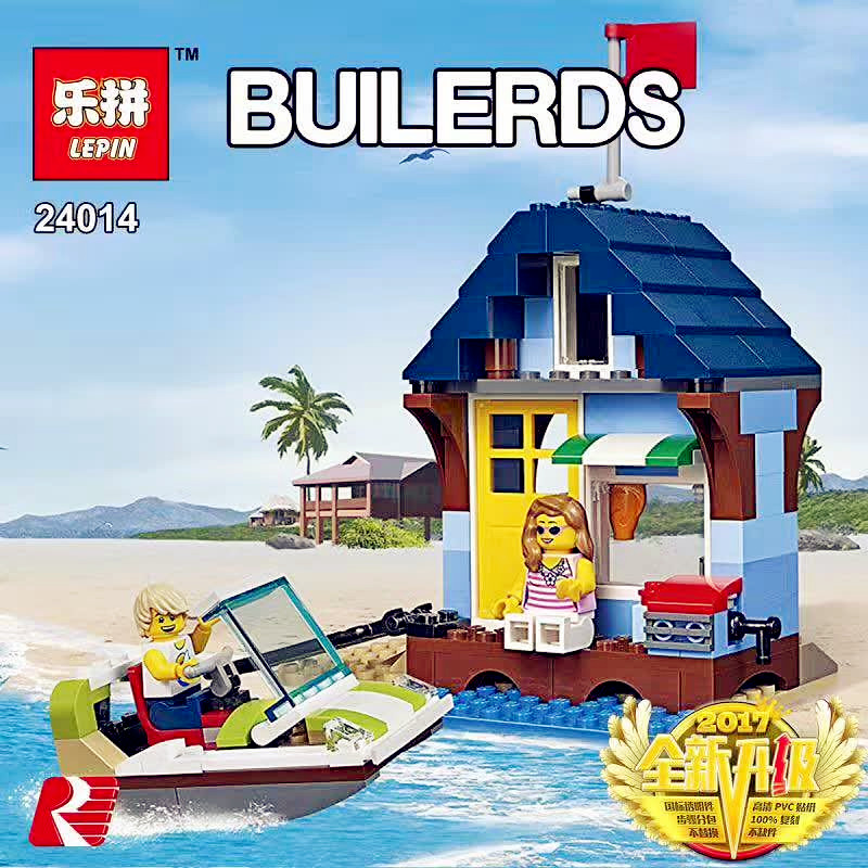 Lepin 24014 City Creator 3 in 1 Beachside Vacation 295pcs