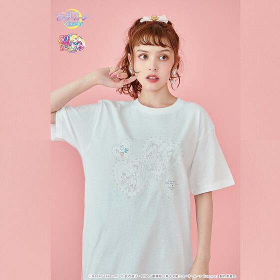 PRE-ORDER : Movie version "Sailor Moon Cosmos" x RoseMarie seoir Short Sleeve T-shirt
