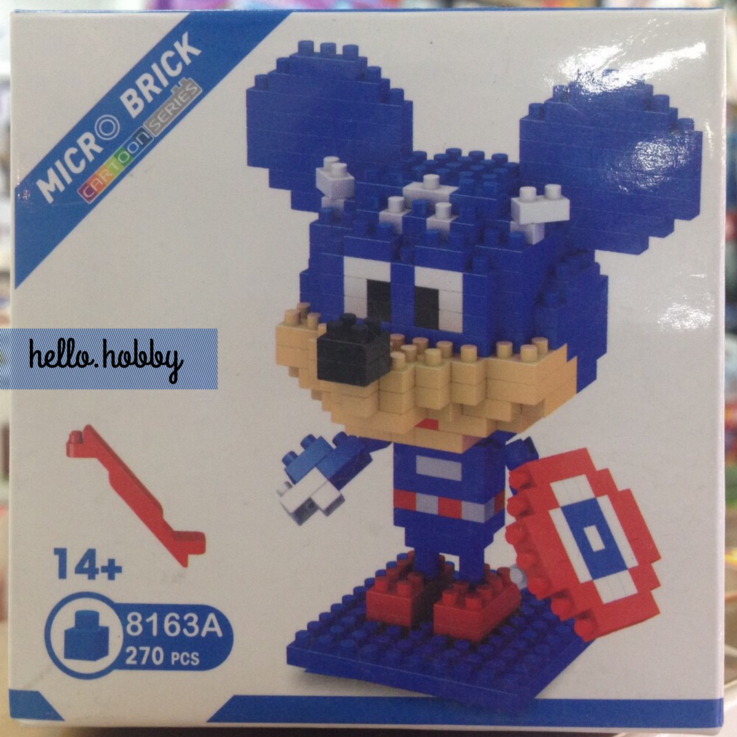 Boyu 8163A Disney Mickey Mouse Captain America 270pcs