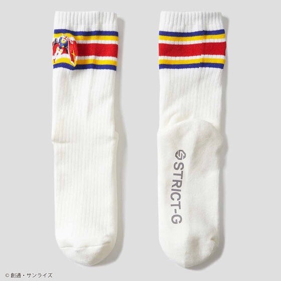PRE-ORDER : STRICT-G graniph "Mobile Suit Gundam" Mid Socks