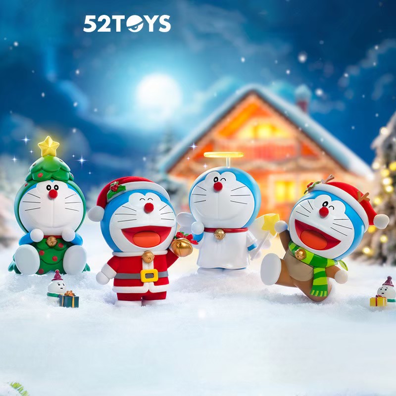 Doraemon A Wonderful Christmas by 52Toys (Set of 4)