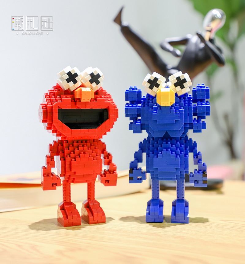 Chao Li She 38035-38037 KAWS BFF x Sesame Street