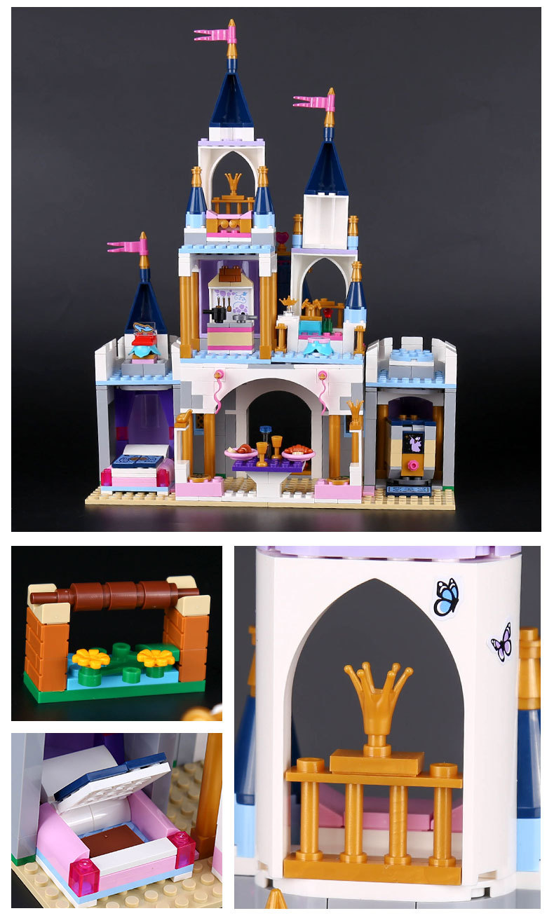 Lepin 25014 Cinderella's Dream Castle 655pcs