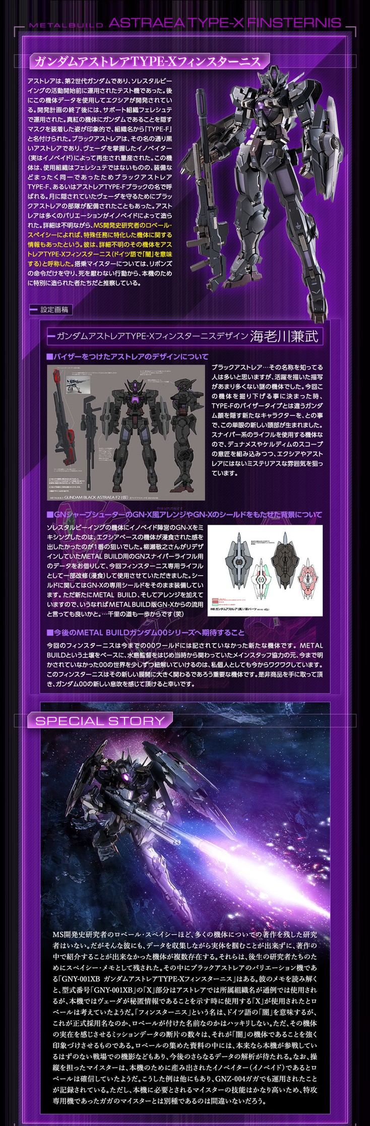 METAL BUILD Gundam Astraea TYPE-X Finsternis by Premium Bandai (Lot JP มีกล่องน้ำตาล)