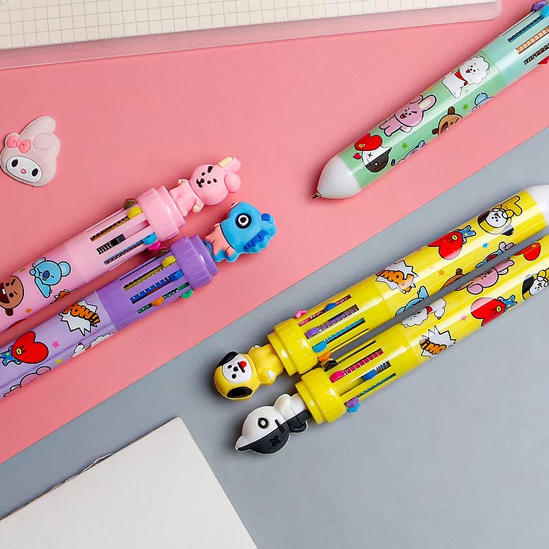 ปากกาลูกลื่น BT21 10สี ขนาด 0.5mm 29฿ 💥💥